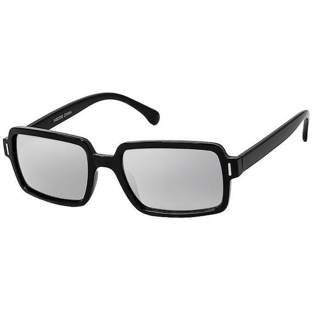 Retro Rectangular Plastic Sunglasses - Assorted