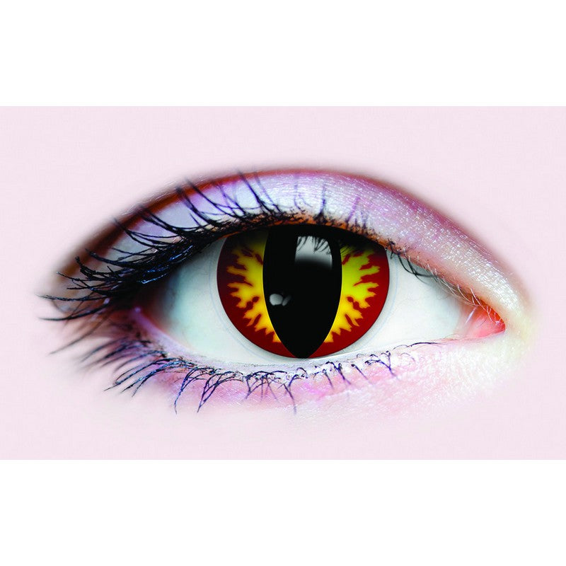 DRAGON Contact LENSES -Red/Yellow