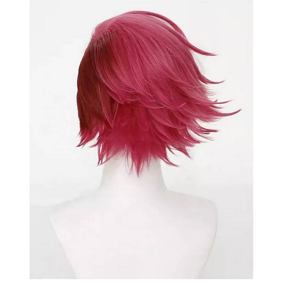 Short pink Legends cosplay wig