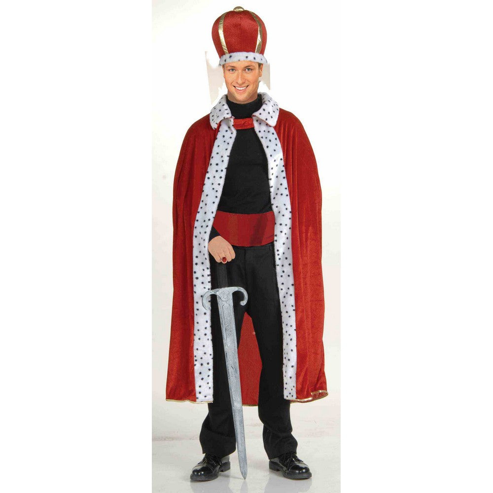 KING Robe & Crown Set- One Size - Red