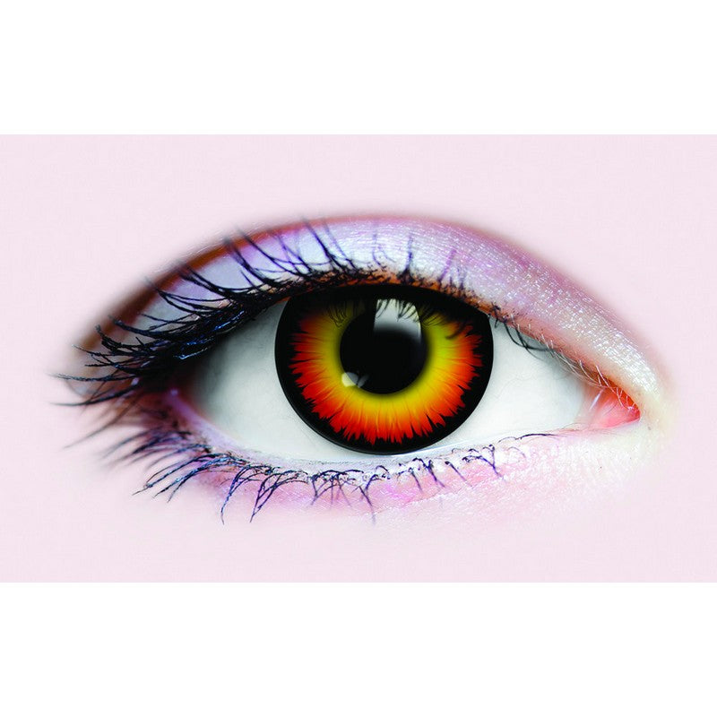 Werewolf II Contact LENSES -Red/Yellow