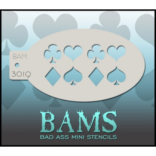 ISTENCILS 3019 Bad Ass Mini Stencil