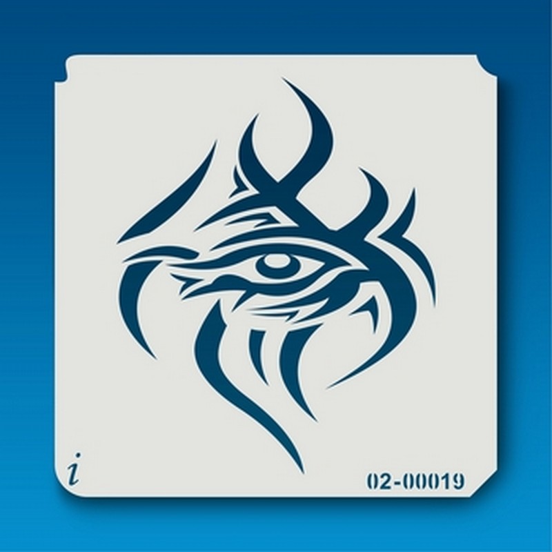 ISTENCILS Tribal Eye Stencil
