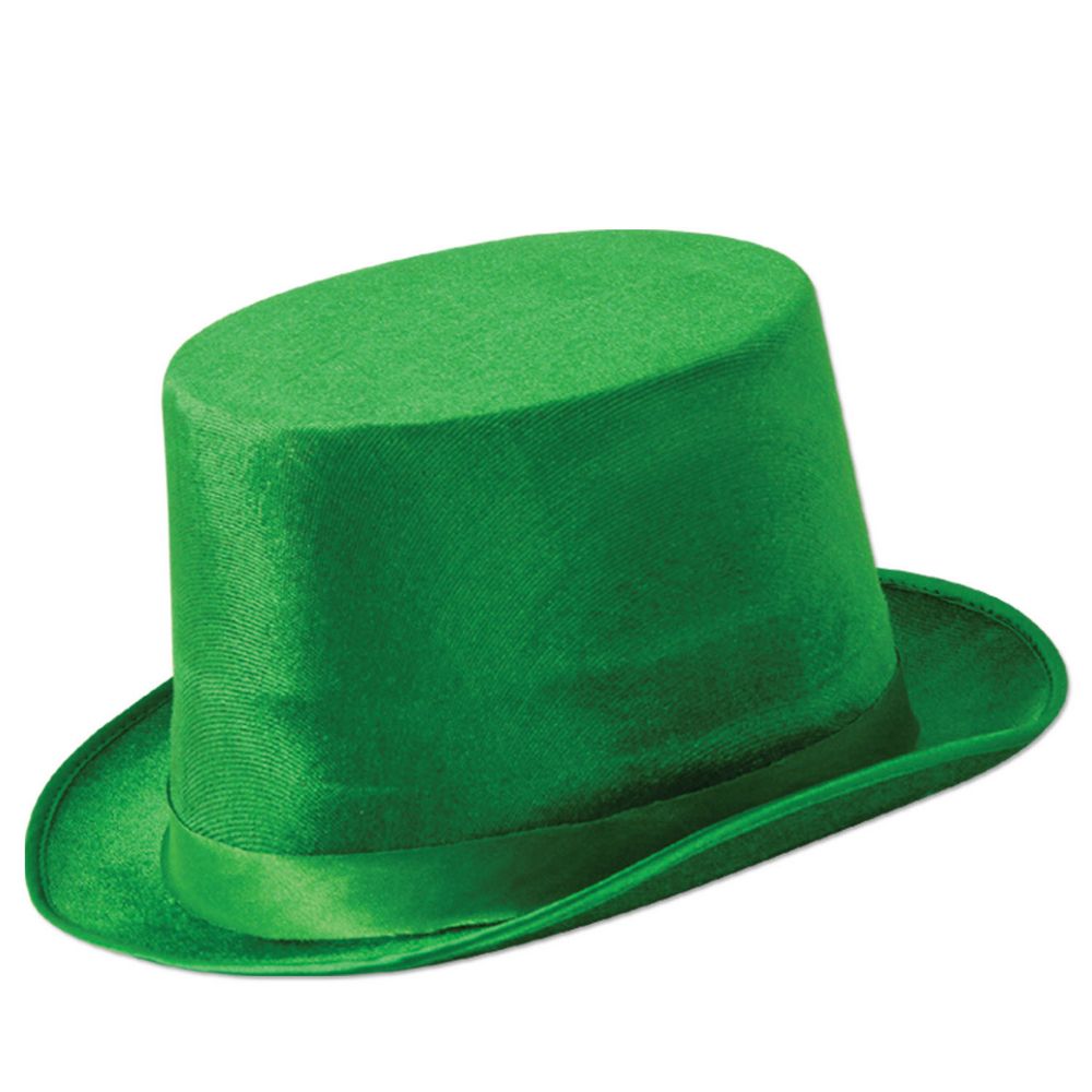 Dura-Form Vel-Felt Top Hat St. Patrick - Green