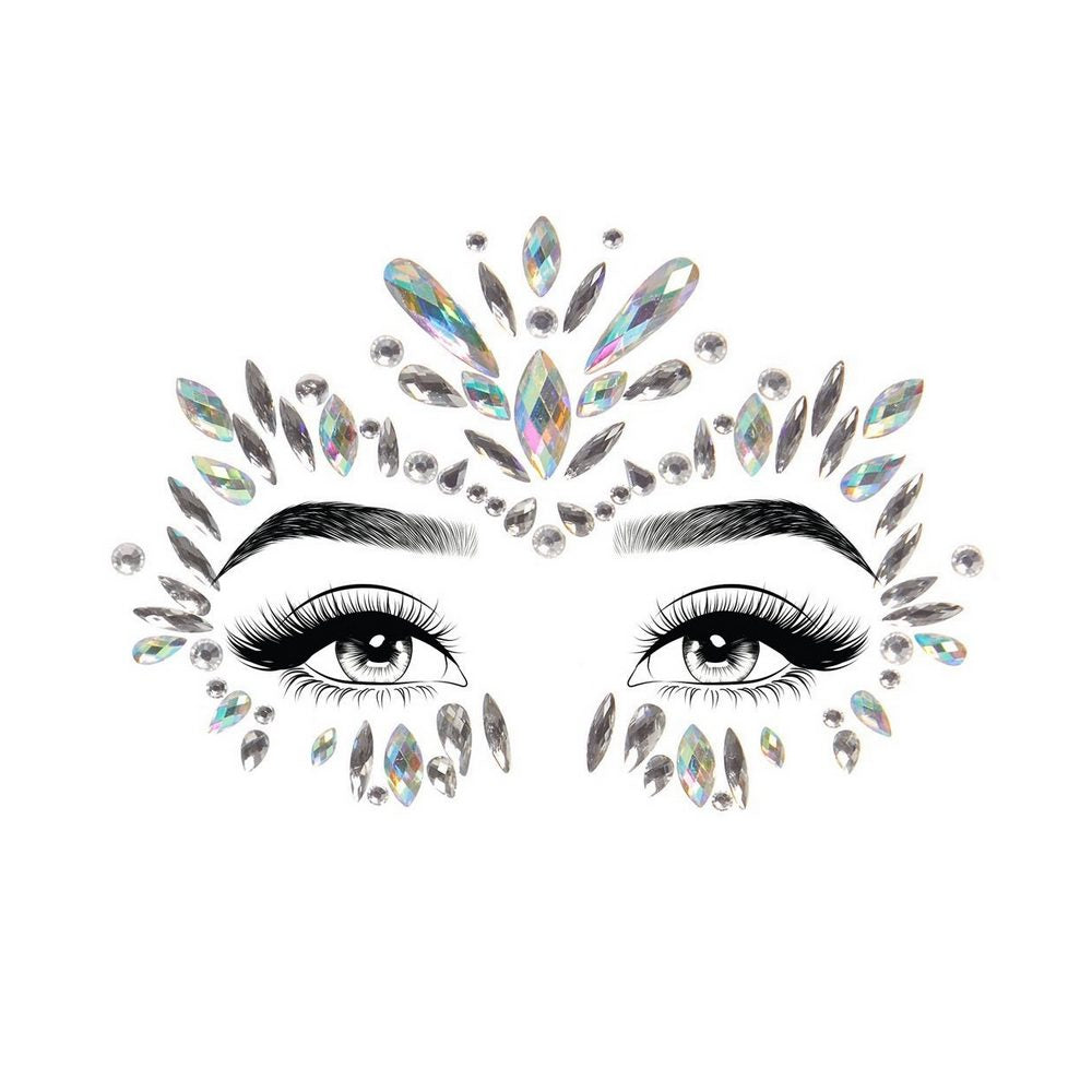Iris Face Jewels Sticker - Adhesive gems