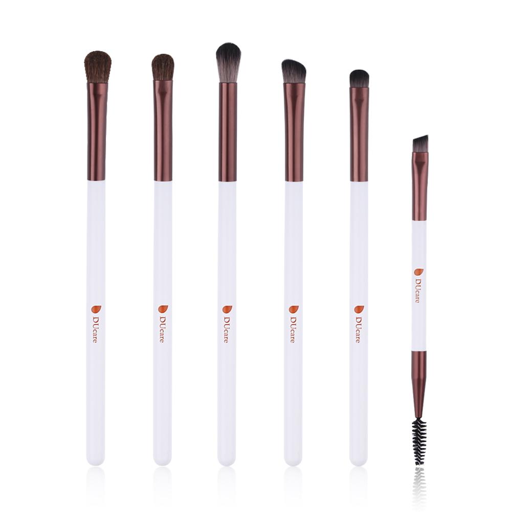 DUcare 6 pcs eyes makeup synthetic brushes