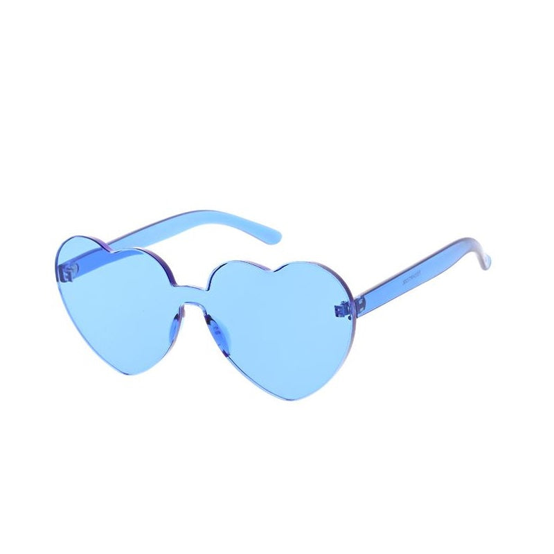 Plastic Heart Color glasses- Assorted