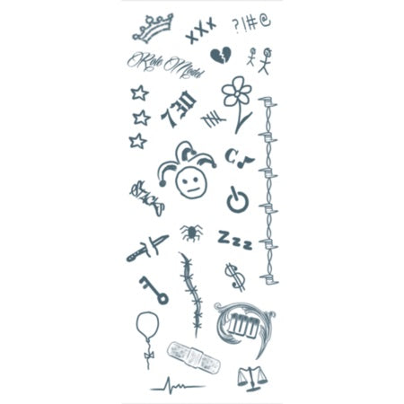 Pop star Character TATTOOS