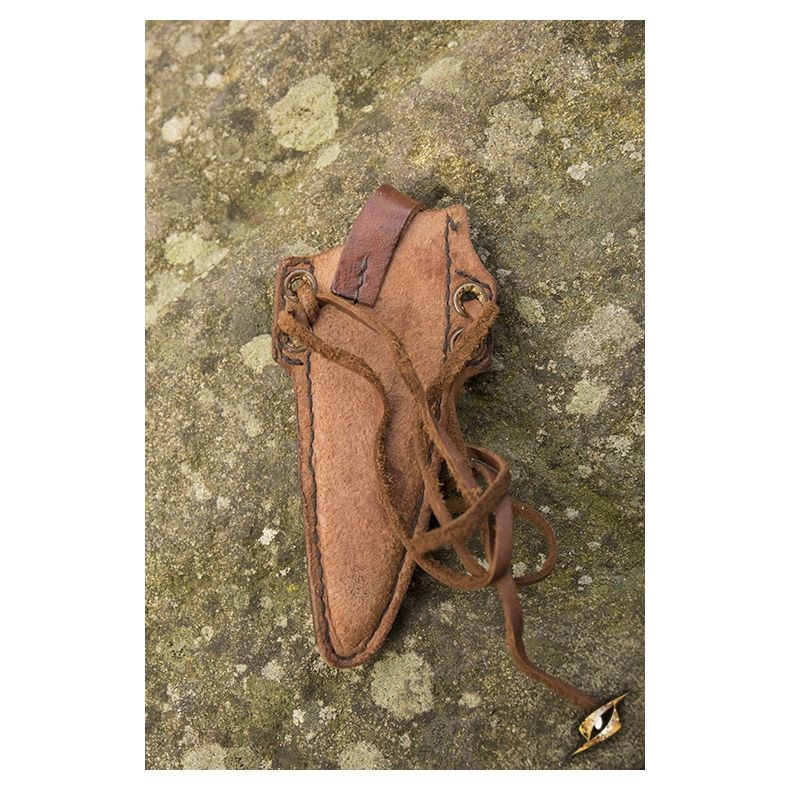 Woodsman Knife and Holder, Brown