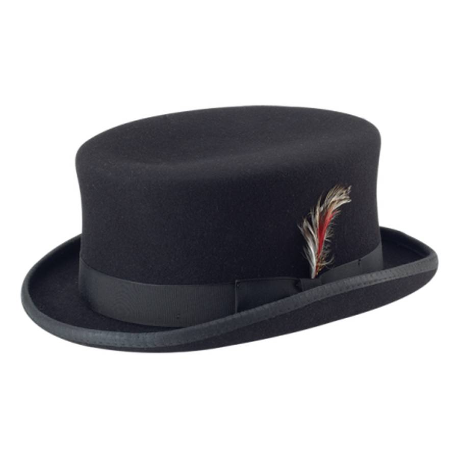 WOOL SEMI BELL HAT BLACK O.S