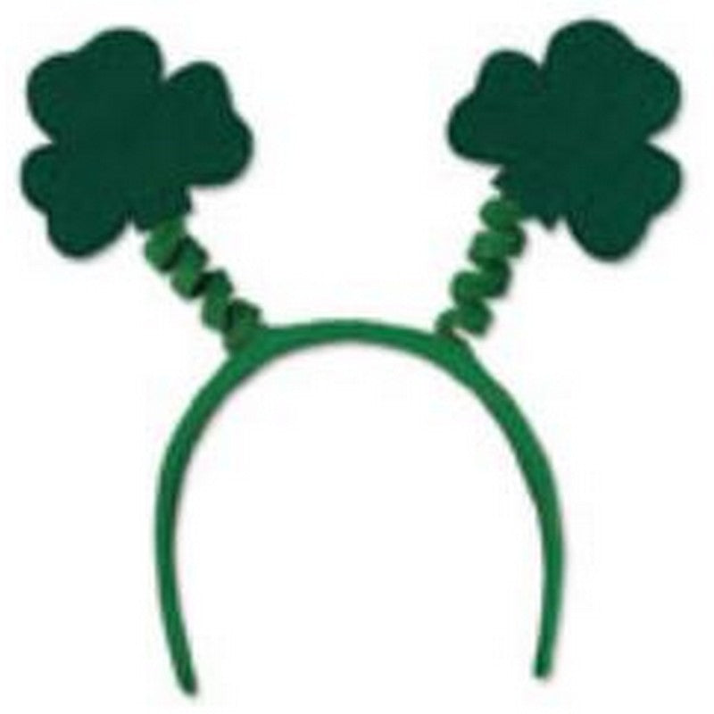Shamrock bopper headband, St Patrick Green