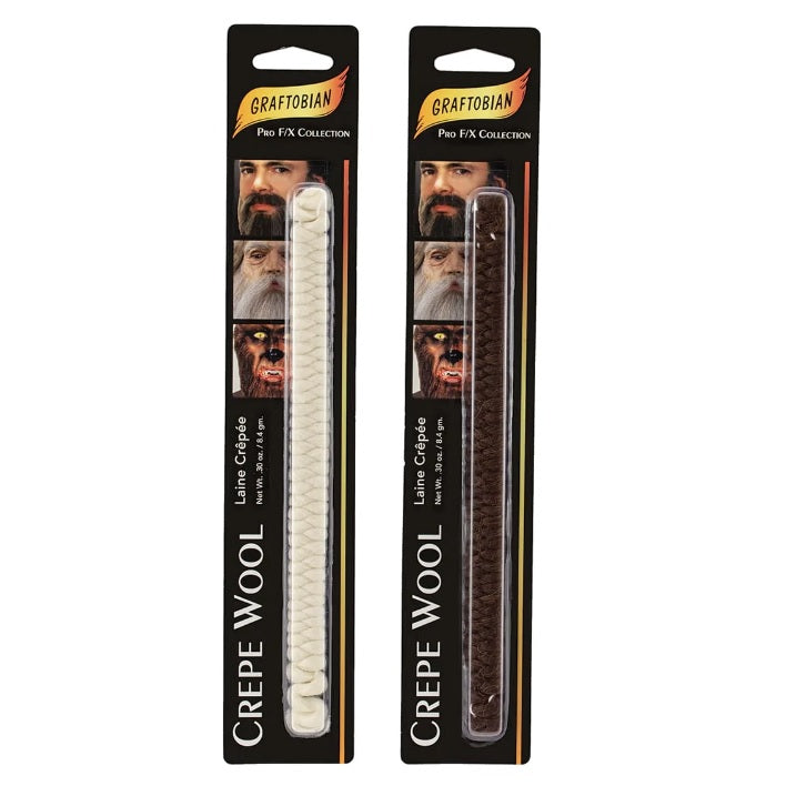 Graftobian CREPE WOOL 7" - Dark brown GREY