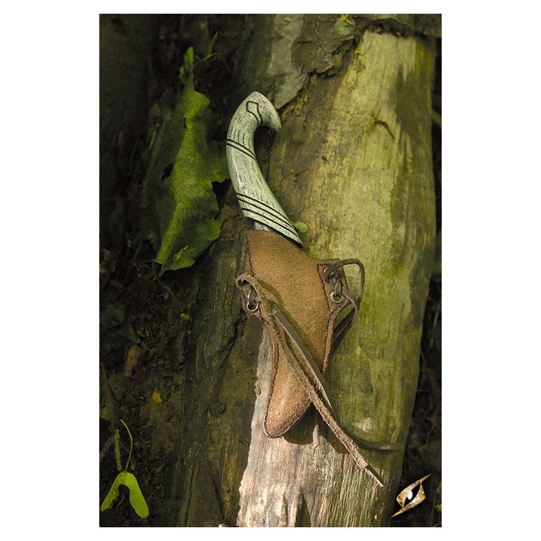 Elven Knife with Holder, Brown