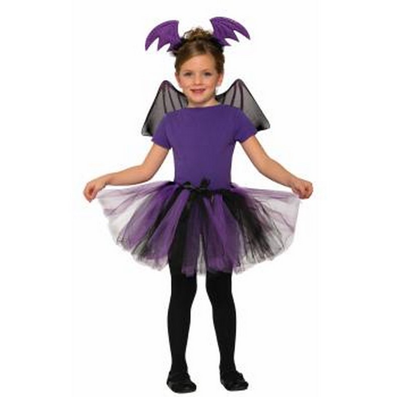 BAT Kids wings, tutu & headband KIT