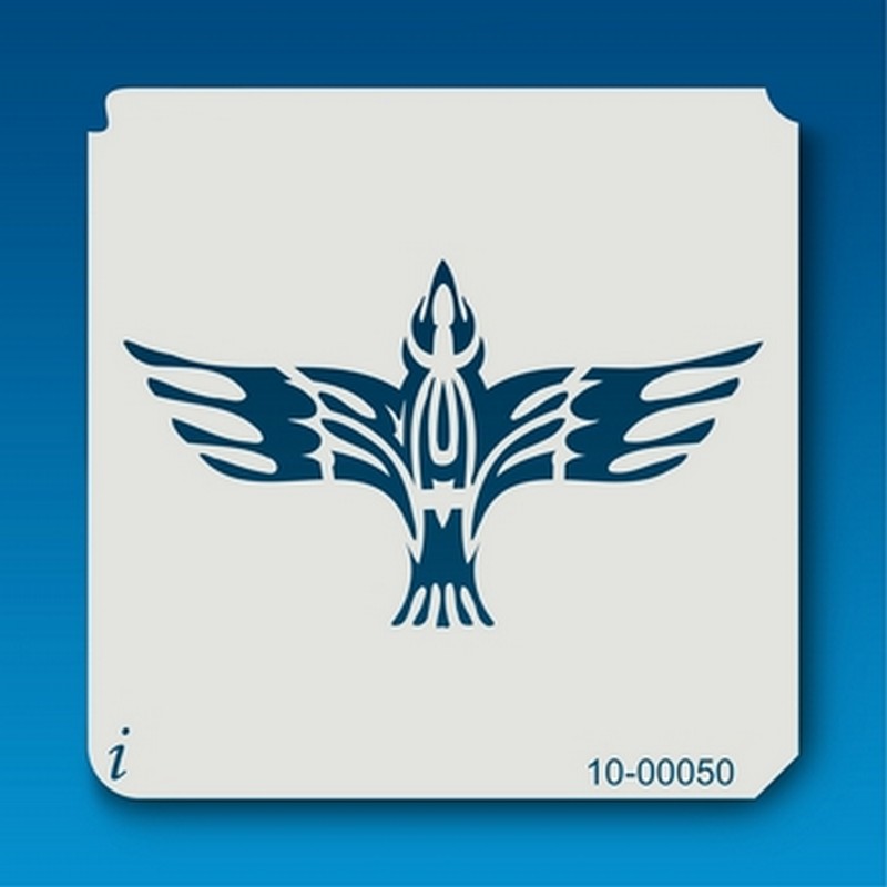 ISTENCILS Native American Tribal Bird Stencil