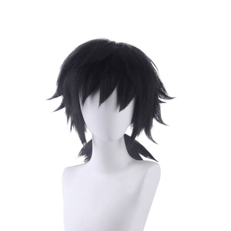 Water Demon killer cosplay two colours Wig - Black