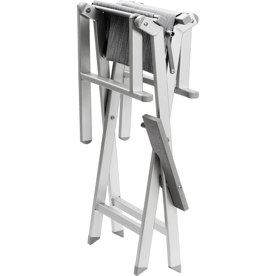 Kryolan aluminum Make-up Chair - Silver