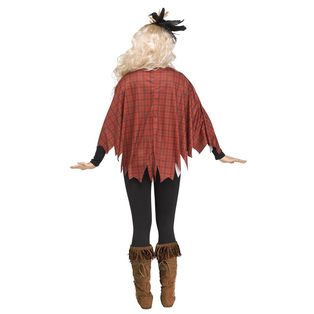 SCARY CROW Poncho - Adult