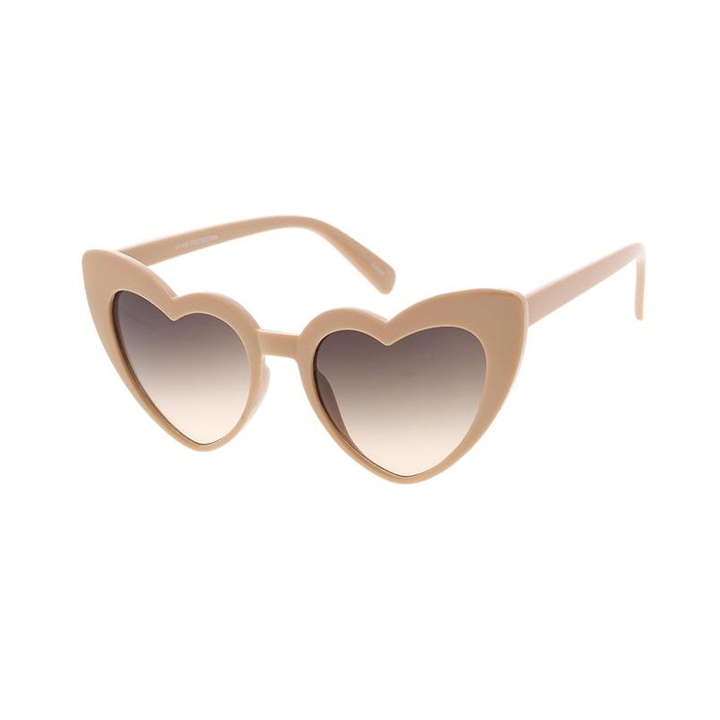 Large Heart Frame Glasses with Two Tone Lens glasses Assorted