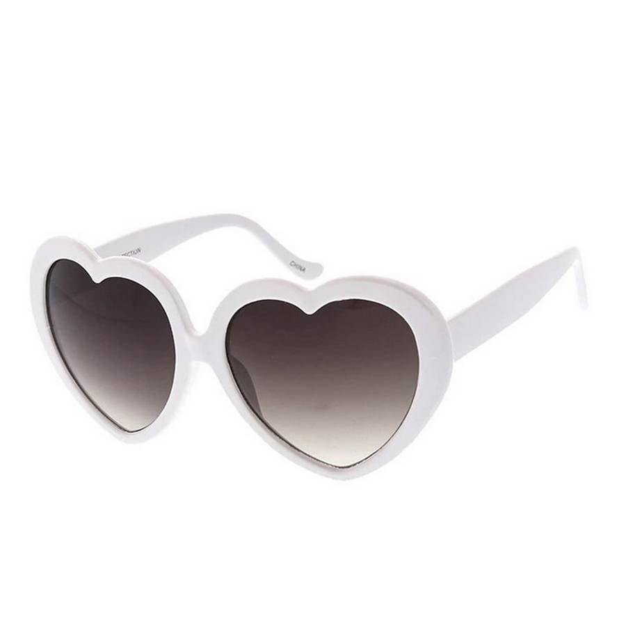 Women's Plastic Large Lolita Heart Frame Assorted