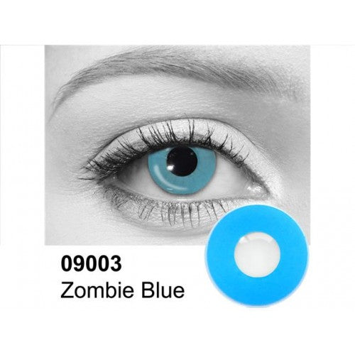 Zombie Blue Contact Lenses 09003