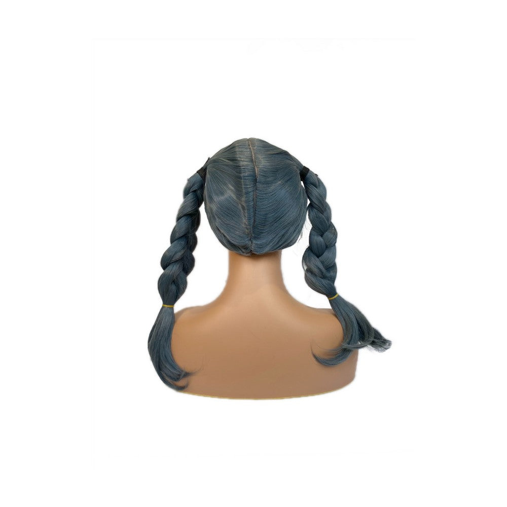 Braided grey Dangan cosplay wig