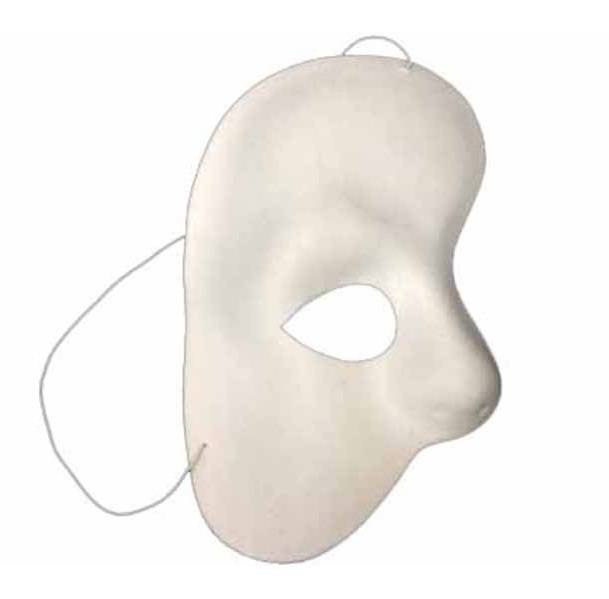 Phantom Opera Mask - White