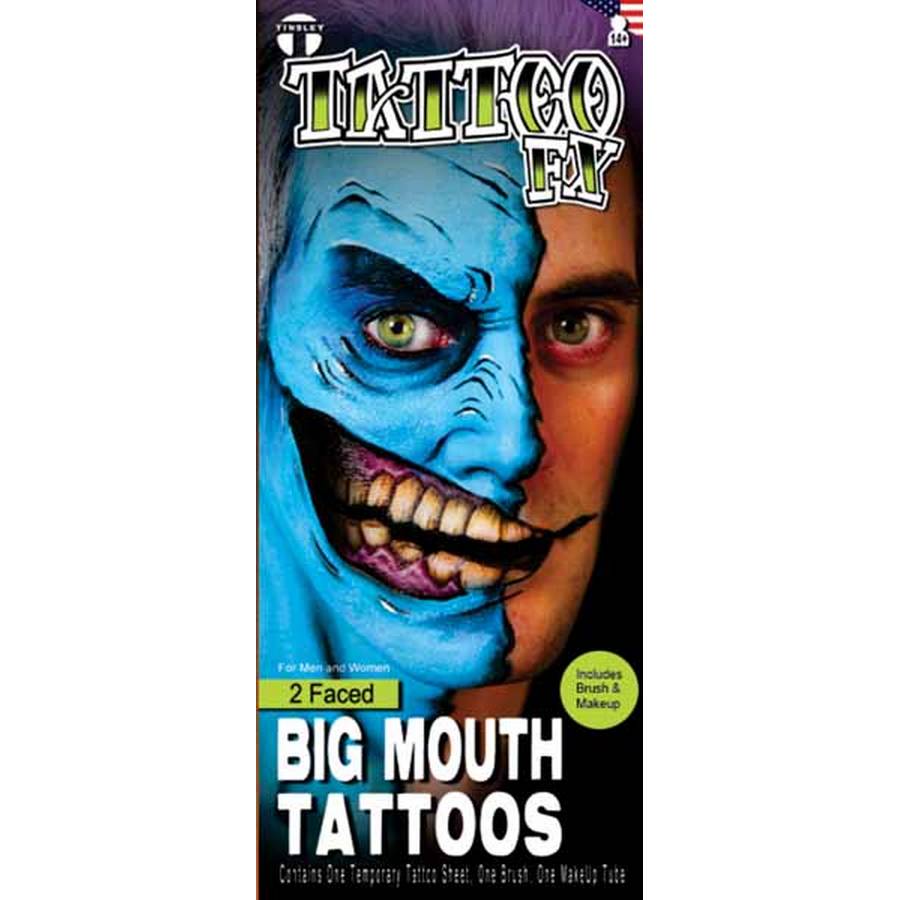 2 Faced Kit Big Mouth Tattoos