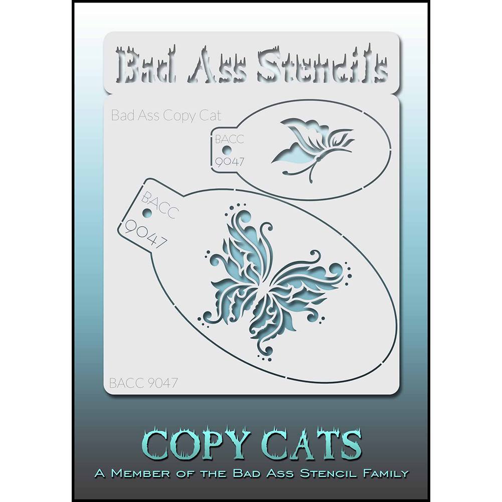 BACC 9047 Bad Ass Mini Stencils - butterfly