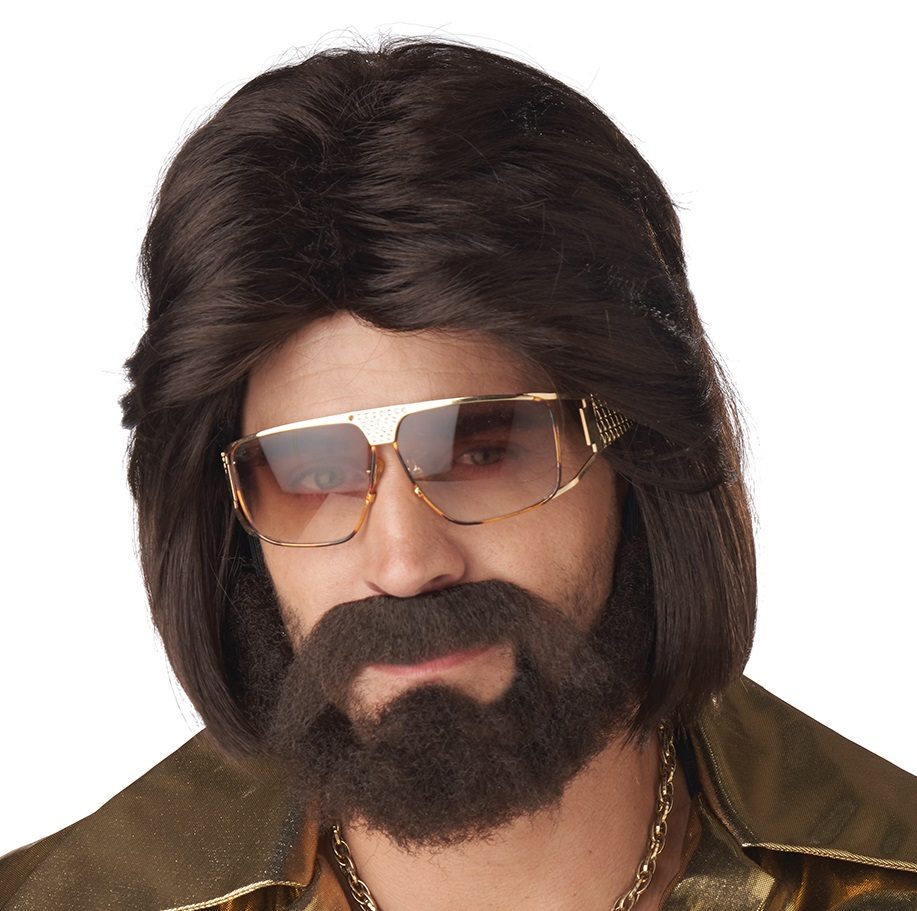 Sexy 70’s Man Wig, Beard & Moustache