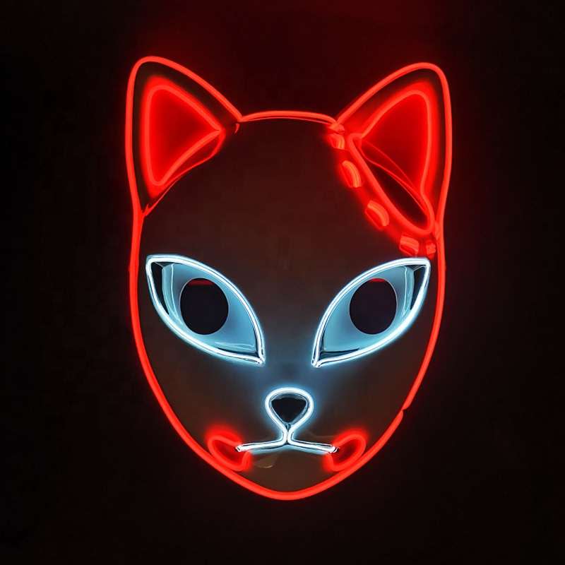 LED cosplay Demon Red mask