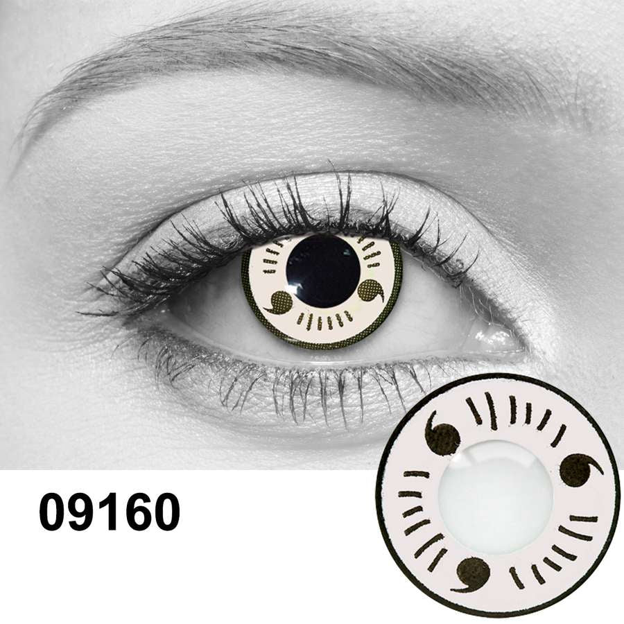 Magatama White Cosplay Contact Lenses - Anime
