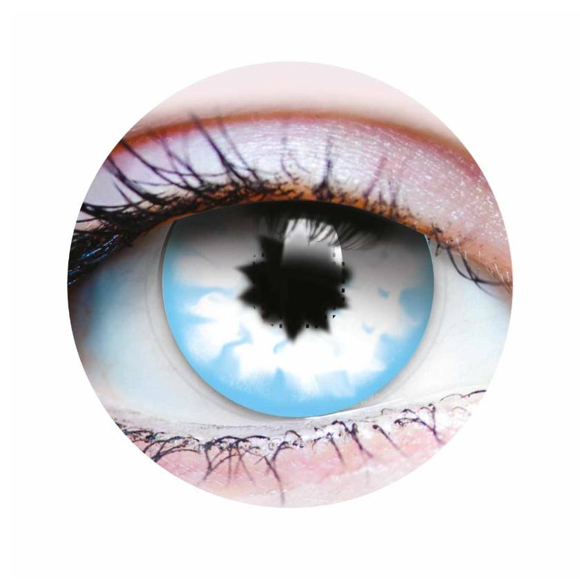 Night King Contact LENSES - White/Blue