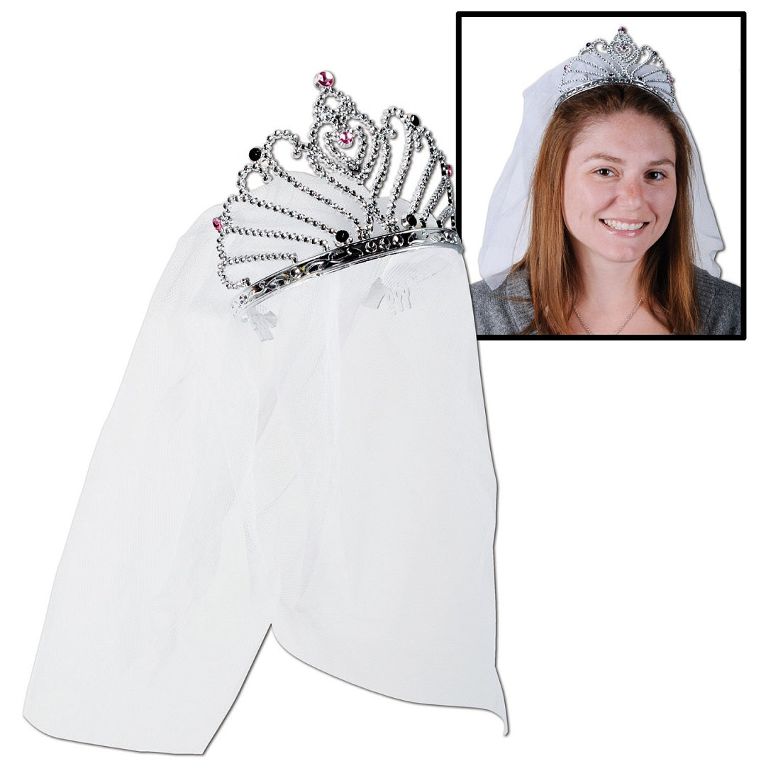 Bachelorette Bride To Be Tiara -Silver