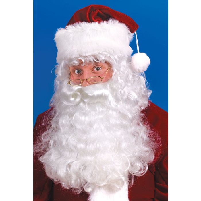 SANTA Wig and Beard Set- White