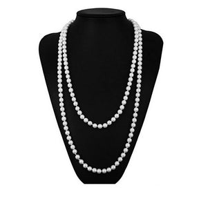 1920's White Pearl Necklace