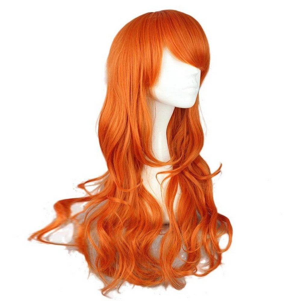 Synthetic Long Wig - Orange Fire, Nani, One Piece