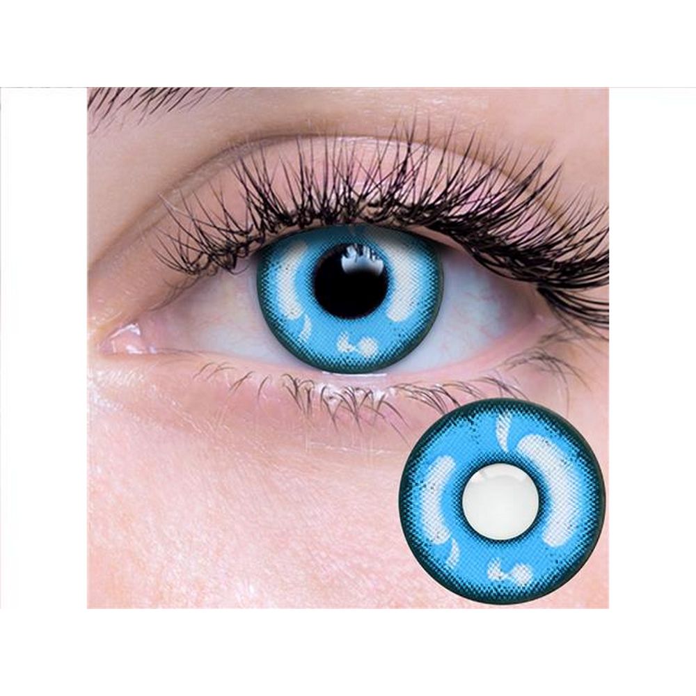 Tsukino Lentilles de contact 09067 - bleu/blanc