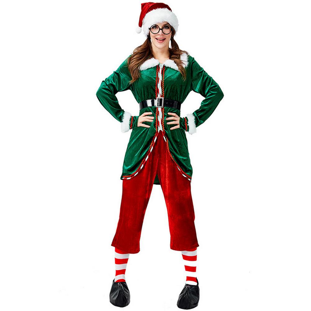 Lutin de Noël festif Costume pour adulte