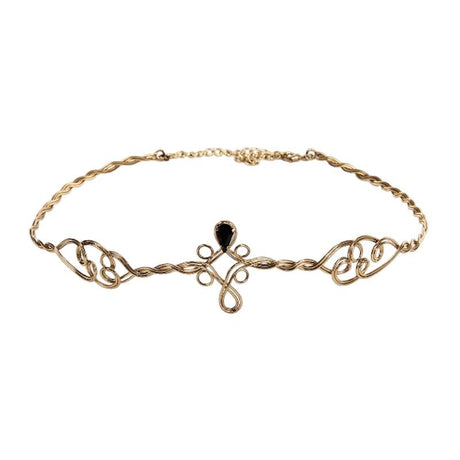 Antique Crown Golden Circlet Adjustable