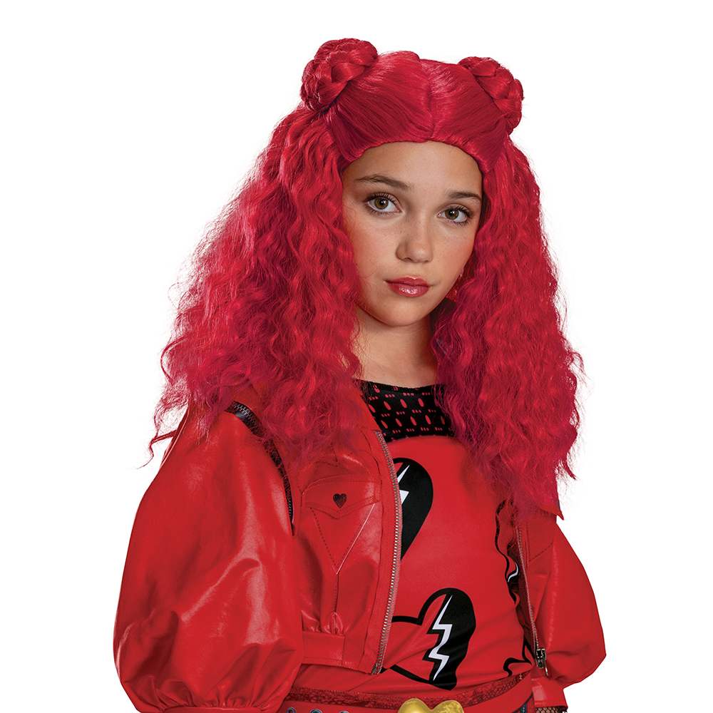 Red Perruque rouge pour enfant - Descendants de Disney