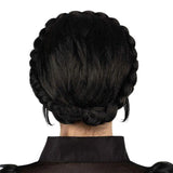 Wednesday Adult Wig crown braid_back
