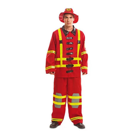 Red Fireman costume - adult