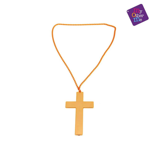 Golden Crucifix with Chain - Cross