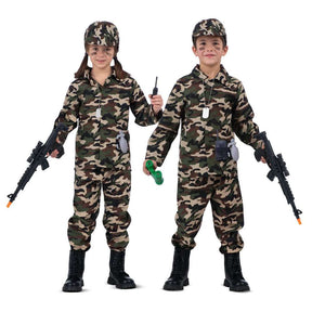 Child Soldier camouflage Costume