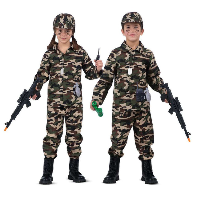 Child Soldier camouflage Costume