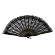 1920's Lace fan - Black