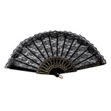 1920's Lace fan - Black