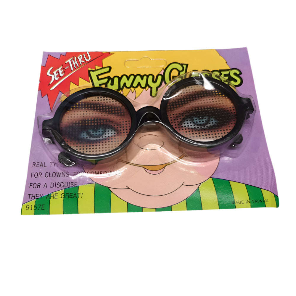 Lunettes en maille amusantes avec des yeux