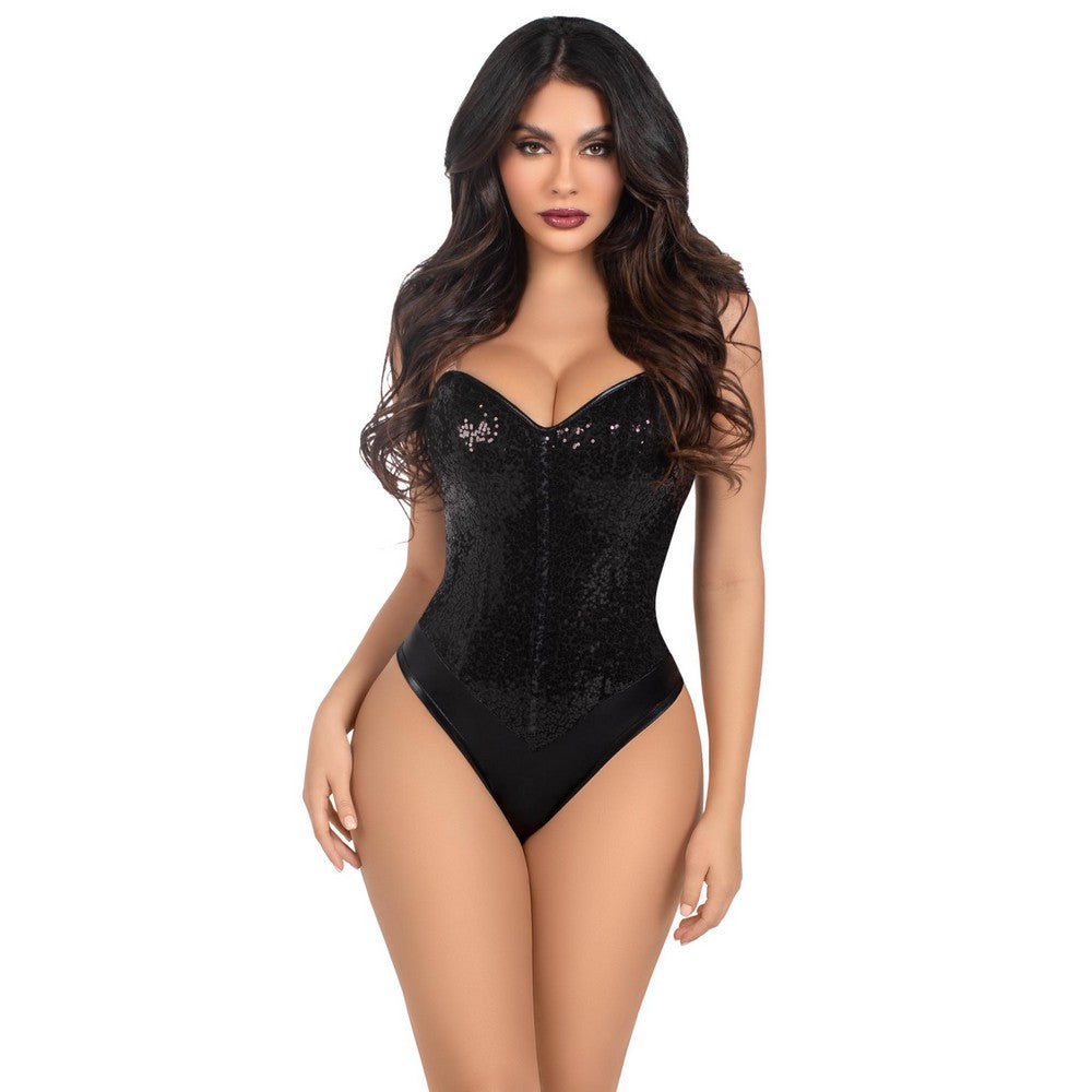 Sequin Bodysuit with straps